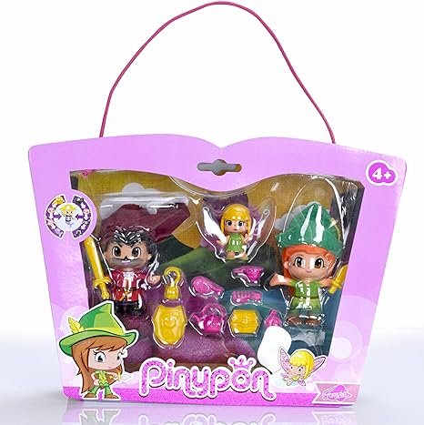 Pinypon Set con Figuras de Peter Pan, Garfio y Campanilla (Famosa 700012738): Amazon.es: Juguetes y juegos