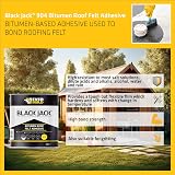 Everbuild Black Jack 904 Roof Felt Adhesive 1 L High Strength Black view 3