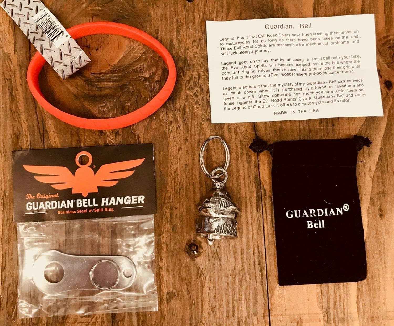 Tuning_Store Shark Guardian Bell Complete Motorcycle KIT W/Hanger & Wristband Cool Tuning