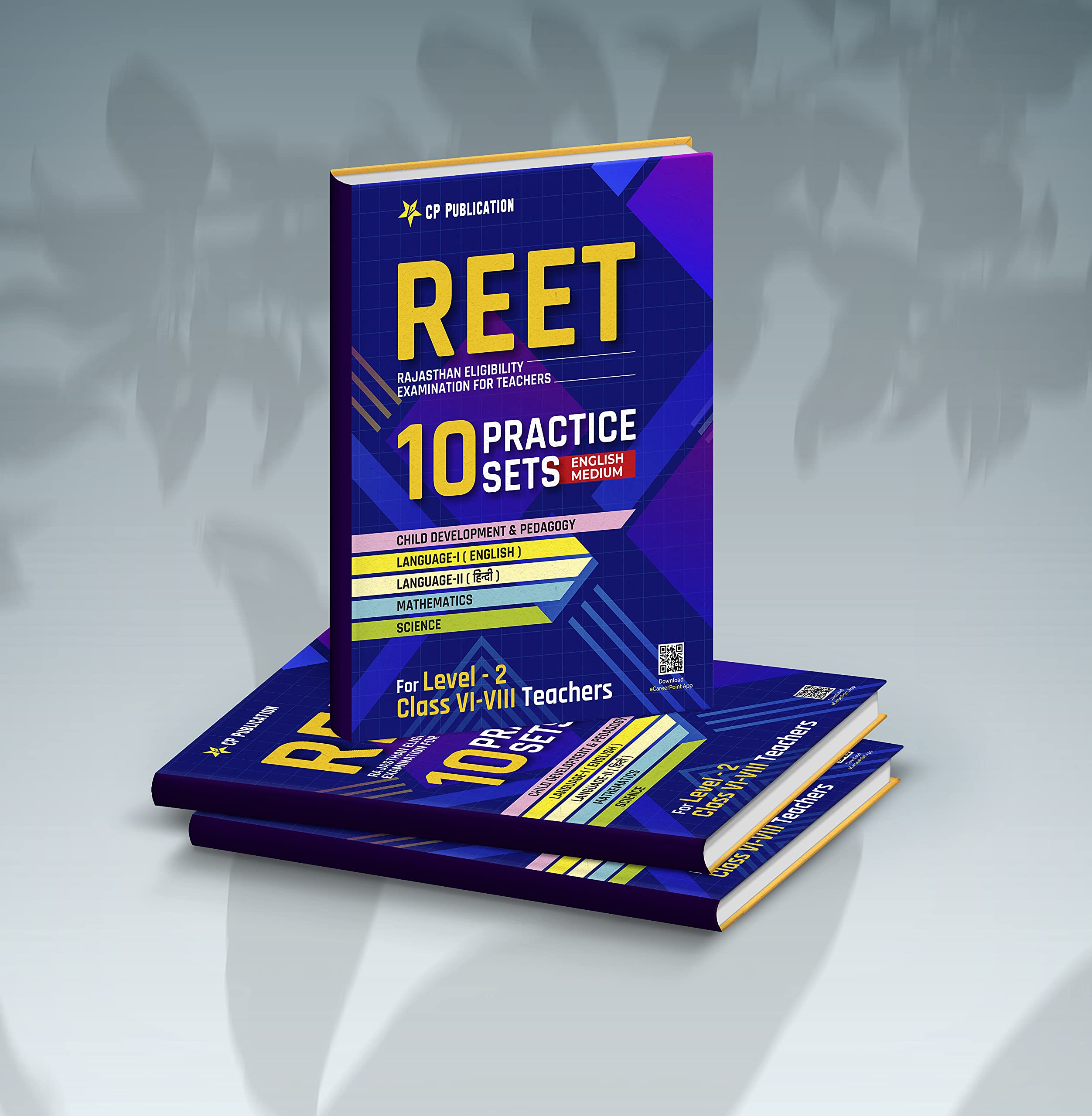 10 Practice Sets REET Level – 2 (Mathematics & Science Stream) English Medium
