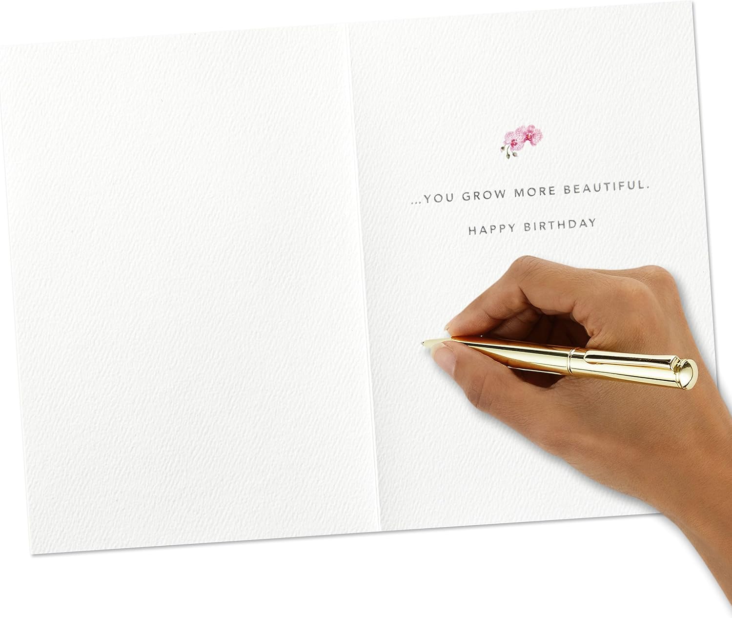 Hallmark Signature Birthday Card for Her (Orchid) : Office Products