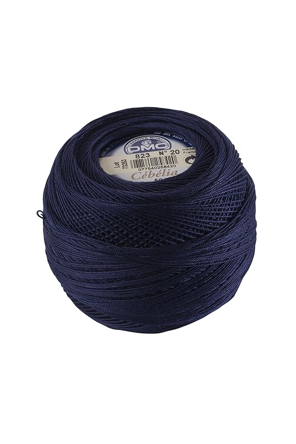 DMC 823 No. 10 Cébélia;bélia Crochet Cotton Amazon.co.uk Kitchen & Home