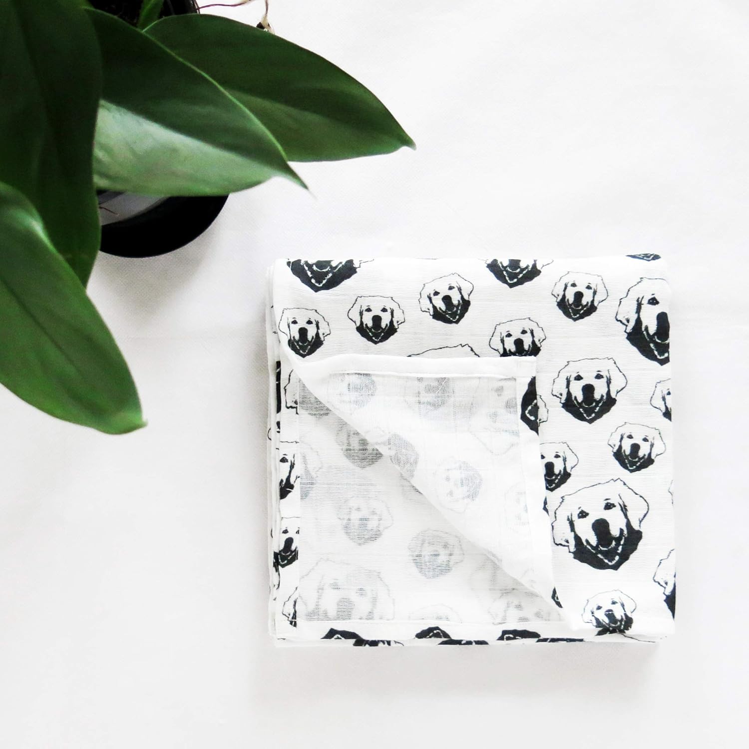 golden retriever swaddle