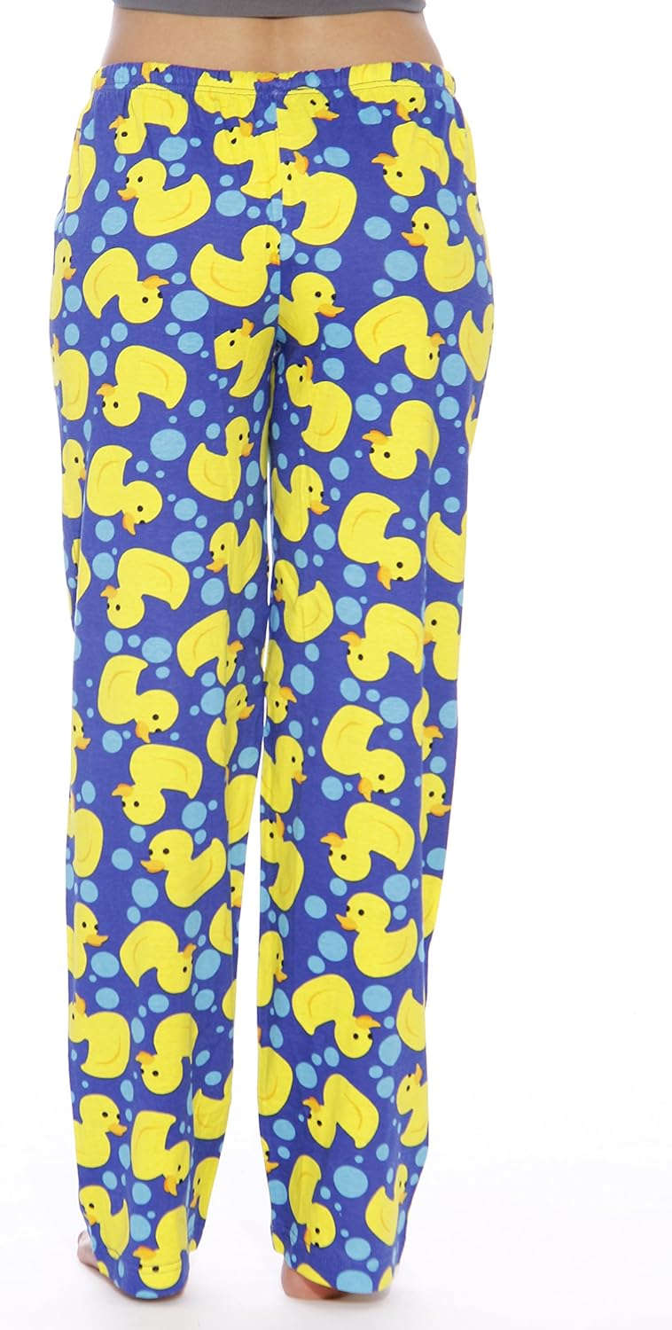 Just Love 100% Cotton Jersey Knit Fun Print Women Pajama Pants Sleepwear at  Women’s Clothing store