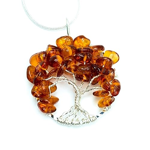 amber necklace amazon