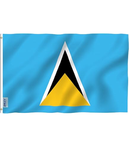 Saint Vincent Flagge 3x5 Fuß Von Anley – Lebendige Farben, UV-beständig | Garten- & Außenflagge Mit Messingösen