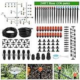 240FT Drip Irrigation System Kit, Automatic Garden