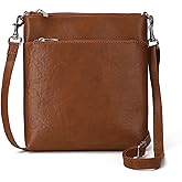 befen Genuine Leather Small Crossbody Purses for Women Travel Cross Body Bags Lightweight with Adjustable Shoulder Strap
