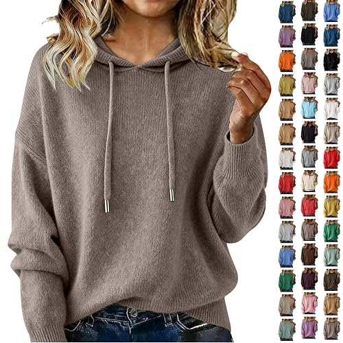 Fall Outfits for Women Jumpers for Women UK, Crew Neck Long Sleeve Jumper Cosy Cotton Blend Lightweight Pullover, Classic Top Casual and Smart Winter Jumpers