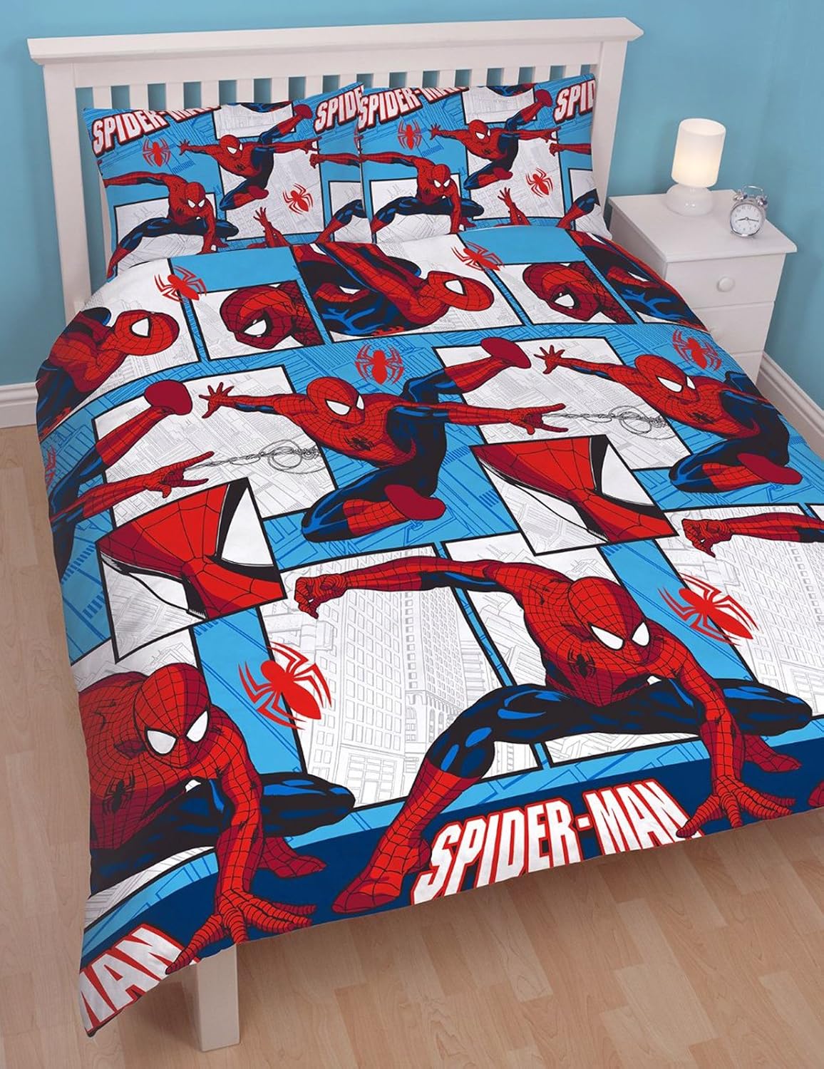 spiderman double bedding set