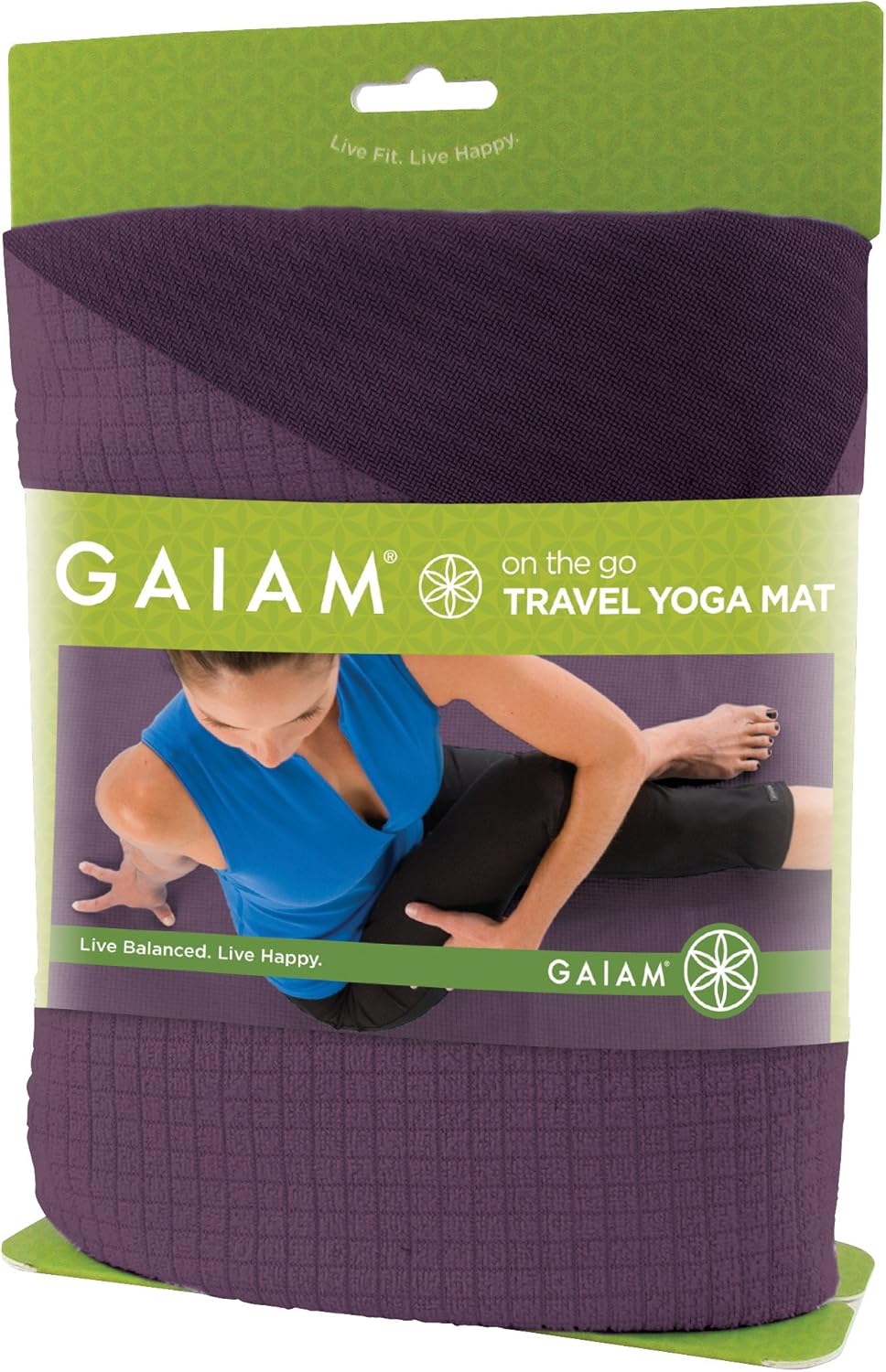 gaiam travel yoga mat
