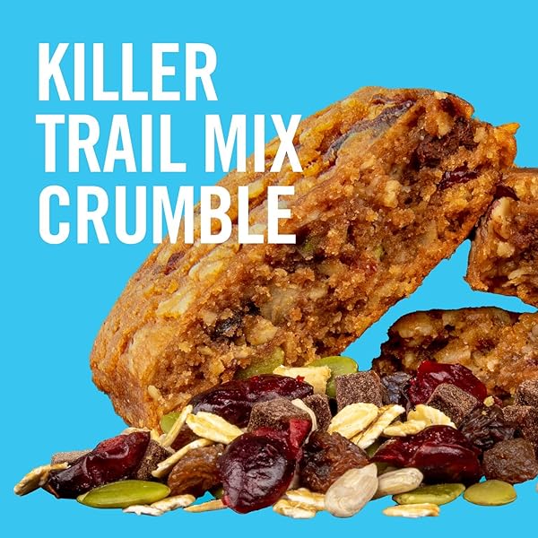 DAVE’S KILLER BREAD TRAIL MIX CRUMBLE ORGANIC SNACK BARS, 4 INDIVIDUALLY WRAPPED SNACK BARS