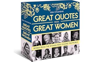 2024 Great Quotes From Great Women Boxed Calendar: 365 Days of Inspiration from Women Who Shaped the World (Daily Desk Gift for Her)