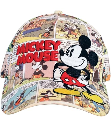 Amazon.com: Disney Mickey Mouse Adult History Baseball Cap  display picture 1