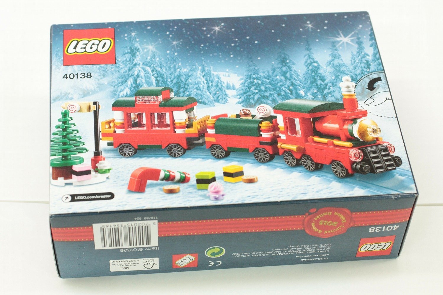 Lego 並行輸入品 限定 Train 233ピース 海外 レゴ B01ga3ikos Lego 15 クリスマストレイン Christmas ブロック 日本初の Eurlhosnakamel Dz