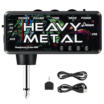 Donner Kopfhorerverstarker Gitarre Heavy Metal Fx Chorus Wiederaufladbar Mini Kopfhorer Verstarker Gitarre Amp - 