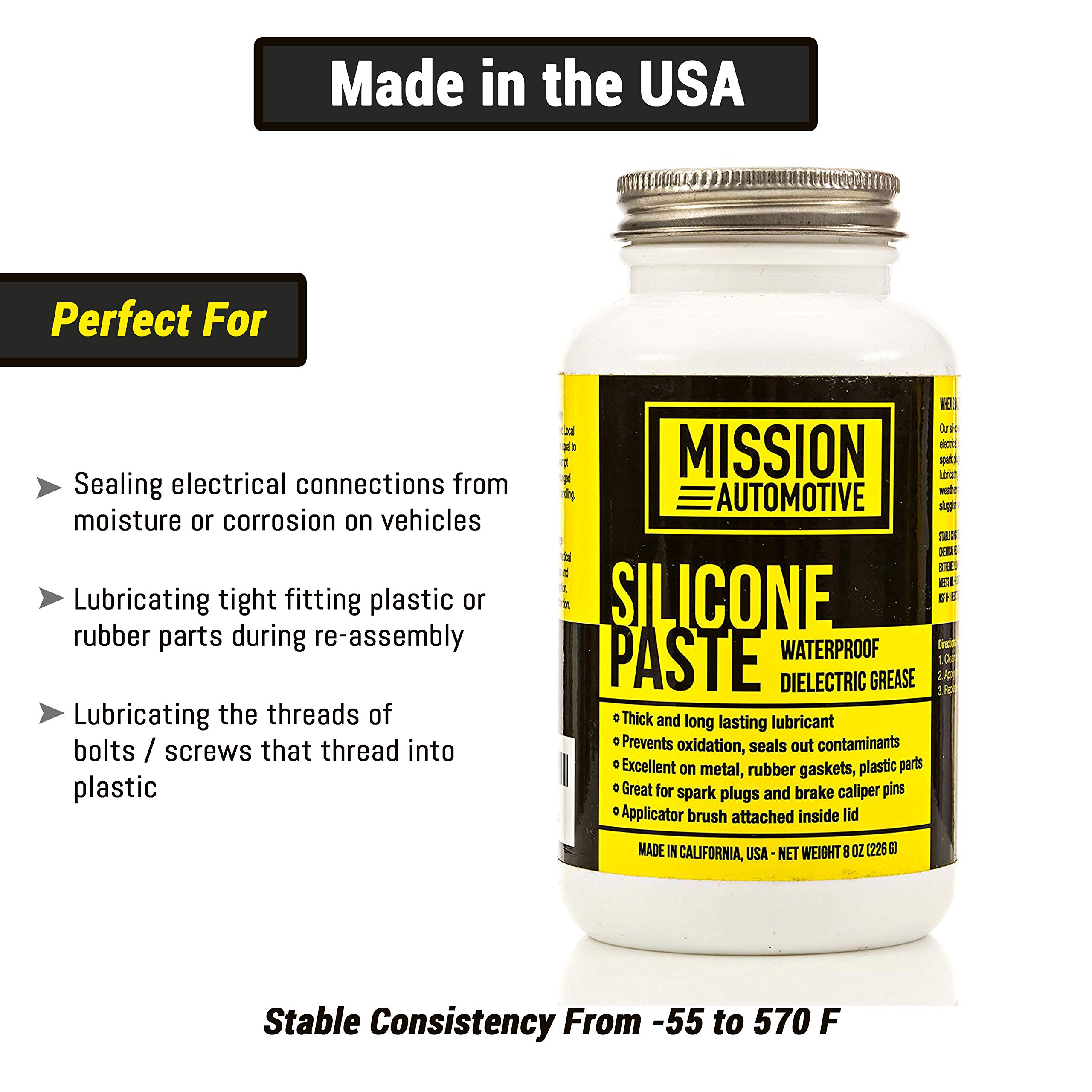 MISSION AUTOMOTIVE Dielectric Grease/Silicone Paste/Waterproof Marine