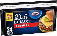 Kraft Deli Deluxe American Cheese Slices, 16 oz Pack, 24 Slices