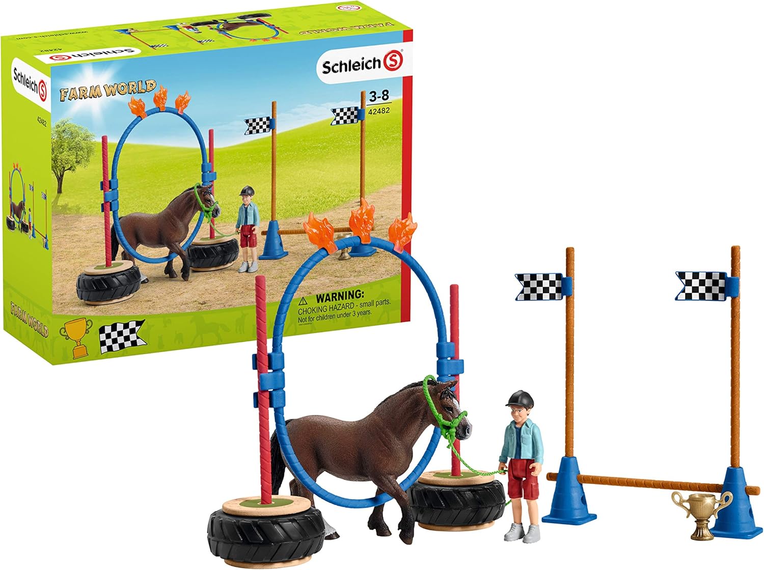 schleich agility set