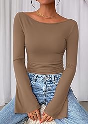 PRETTYGARDEN Women's Long Sleeve Shirts 2025 Fall