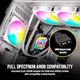 Corsair iCUE AR120 RGB Digital 120mm ARGB Fan White view 5