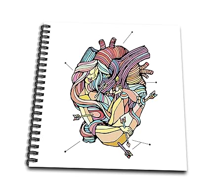 Amazoncom 3drose Ninhol People A Human Heart Drawing