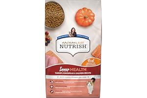Rachael Ray Nutrish Inner Health Premium Natural Dry Cat Food with Added Vitamins, Minerals & Other Nutrients, Turkey with Chickpeas & Salmon Recipe, 3 Pounds