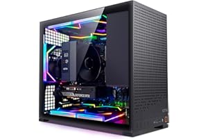 KOTIN Gaming PC D32B, AMD Ryzen 5 9600X Up to 5.4GHz, GeForce RTX 5060 8GB, 650W 80 Plus Gold PSU, Digital Display Air Cooler, 5 ARGB Fans, 16GB DDR5 6000MHz, 1TB PCIe 4.0 SSD, WiFi 7 Win11 Home