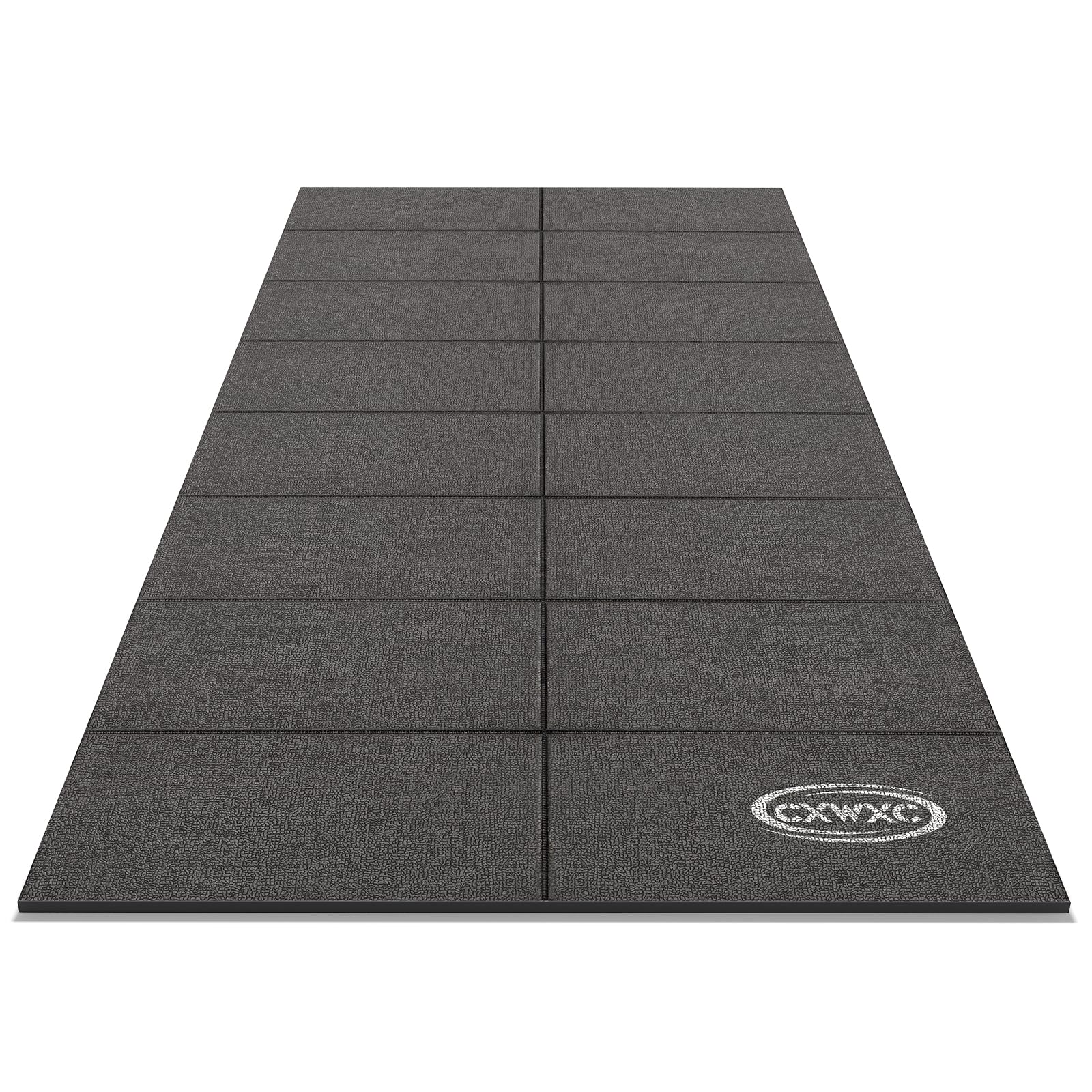 CXWXC Exercise Bike Mat 29.5” x 63” - Bike Trainer Floor Mat for Indoor Riding - Heavy Duty Fitness Equipment Mat for Treadmill Spin, Peloton, Stationary, Exercise Bike