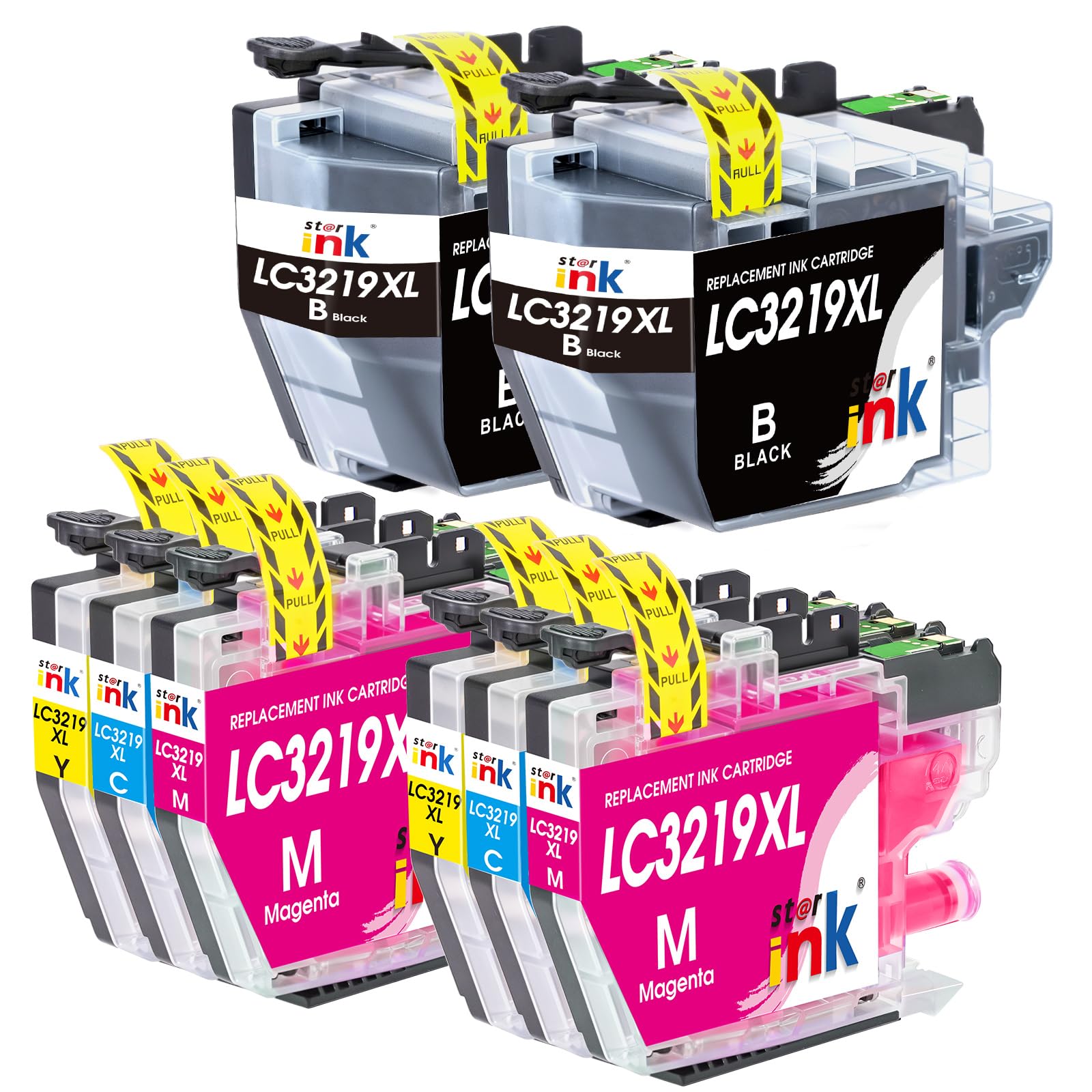 starink LC3219XL Ink Cartridges for Brother LC3217 Ink Cartridges Multipack for Brother MFC-J5730DW MFC-J6930DW MFC-J5330DW MFC-J5335DW MFC-J5930DW MFC-J6530DW MFC-J6935DW,8Pack