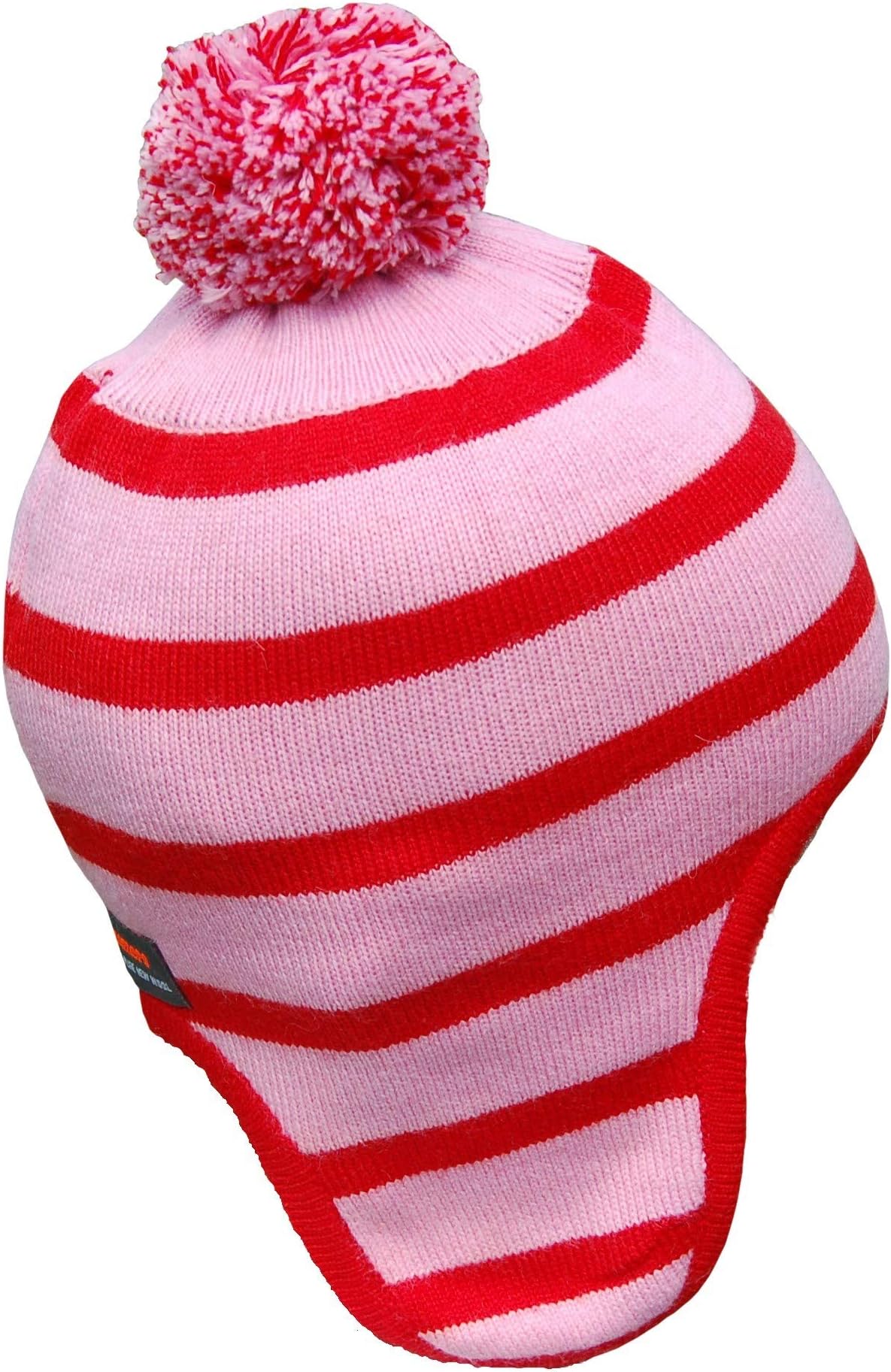 Wee Dreamers Toddler Baby Winter Hats for Boys Girls - Ear Flaps & Pom, 12-24