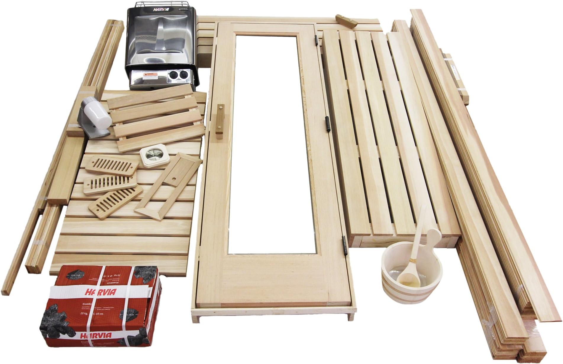Baltic Leisure 4 X 6 X 7 Silver Series Pre-Cut Sauna Package