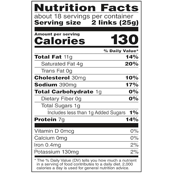 DUKE’S PORK HOT & SPICY SMOKED SHORTY SAUSAGES, 7G PROTEIN PER SERVING, 16 OZ.