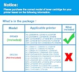 LCL DR2400 Drum Unit Replacement 12000 Pages for Brother HL/L Series (2 Pack) view 2