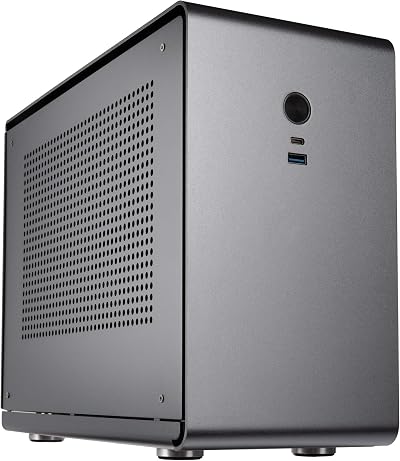 Kolink Rocket V2 Mini ITX PC Case Titanium Grey Aluminium Compact SFF Build