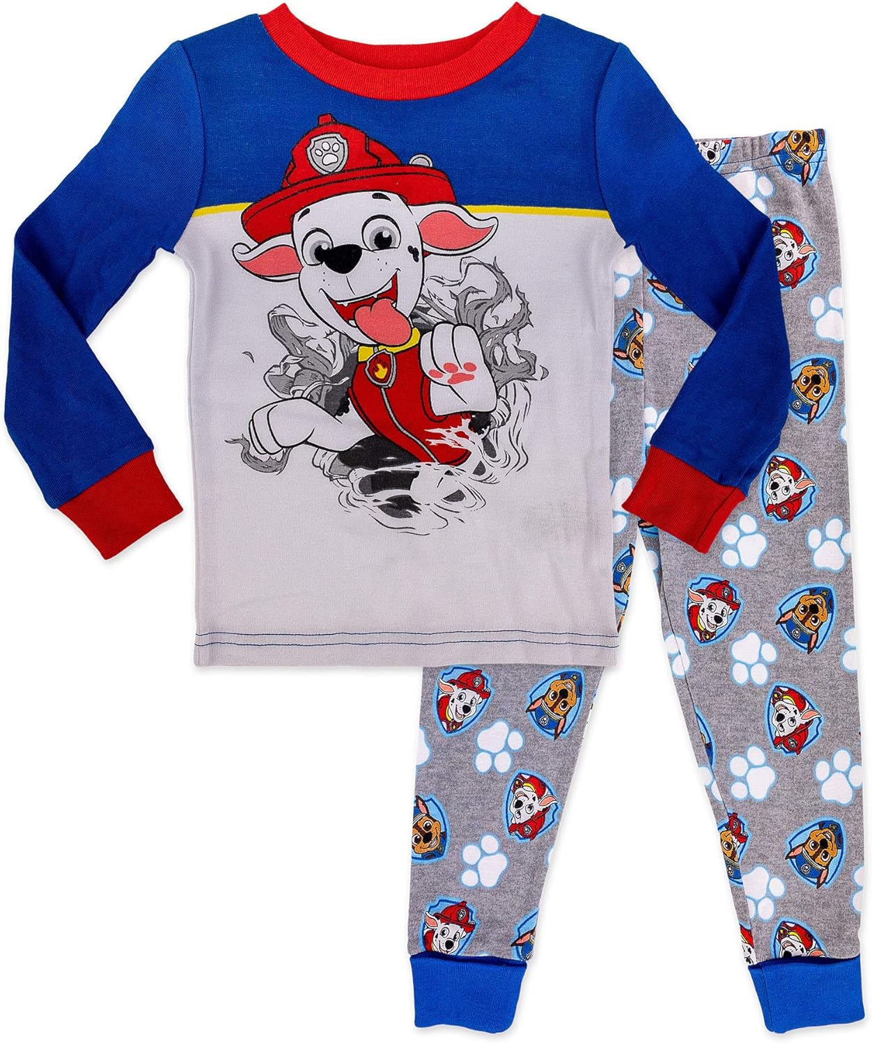 Paw Patrol Boy's 2 Piece PJ Set, Navy, 100 Cotton, Toddler