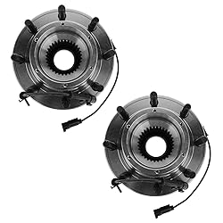 TRQ 2 Piece Front Wheel Bearing & Hub Assembly Set