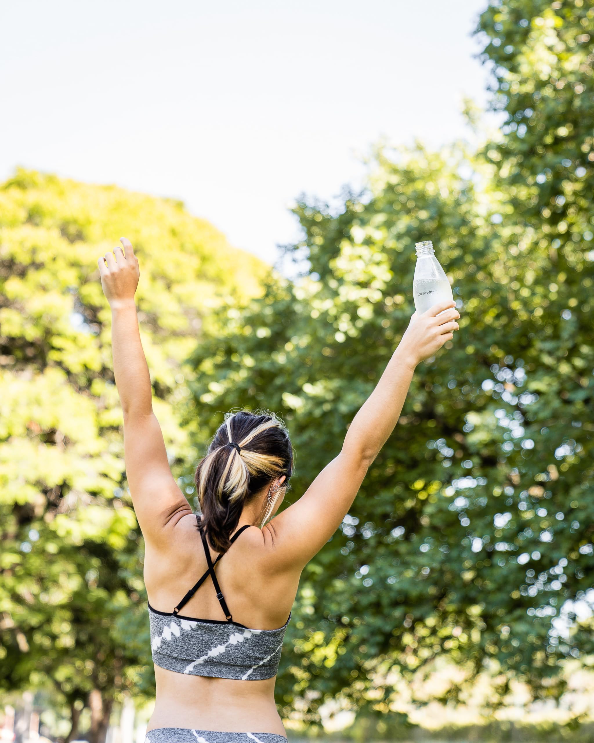 sodastream 0.5L Twin Pack Dishwasher Safe Slim Bottle (White)