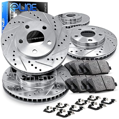 Jeep Wrangles Kit de freno delantero y trasero