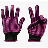 HTVRONT Heat Resistant Gloves for Sublimation 2Pcs with Silicone Bumps | Silicone Grip Zero Slip,Burn-Proof Barrier,One Size,