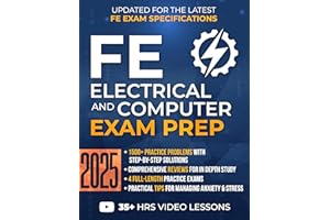 FE Electrical and Computer Exam Prep: The Ultimate Study Guide with 1500+ Practice Problems, Detailed Solutions, In-Depth Rev