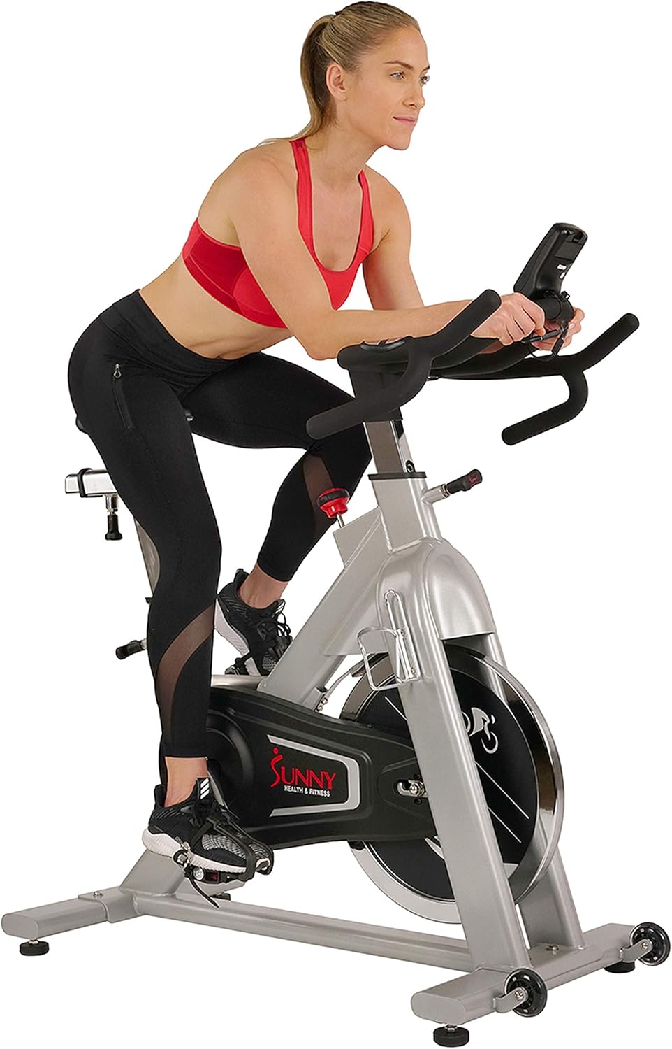 sunny health & fitness belt drive pro indoor cycling bike