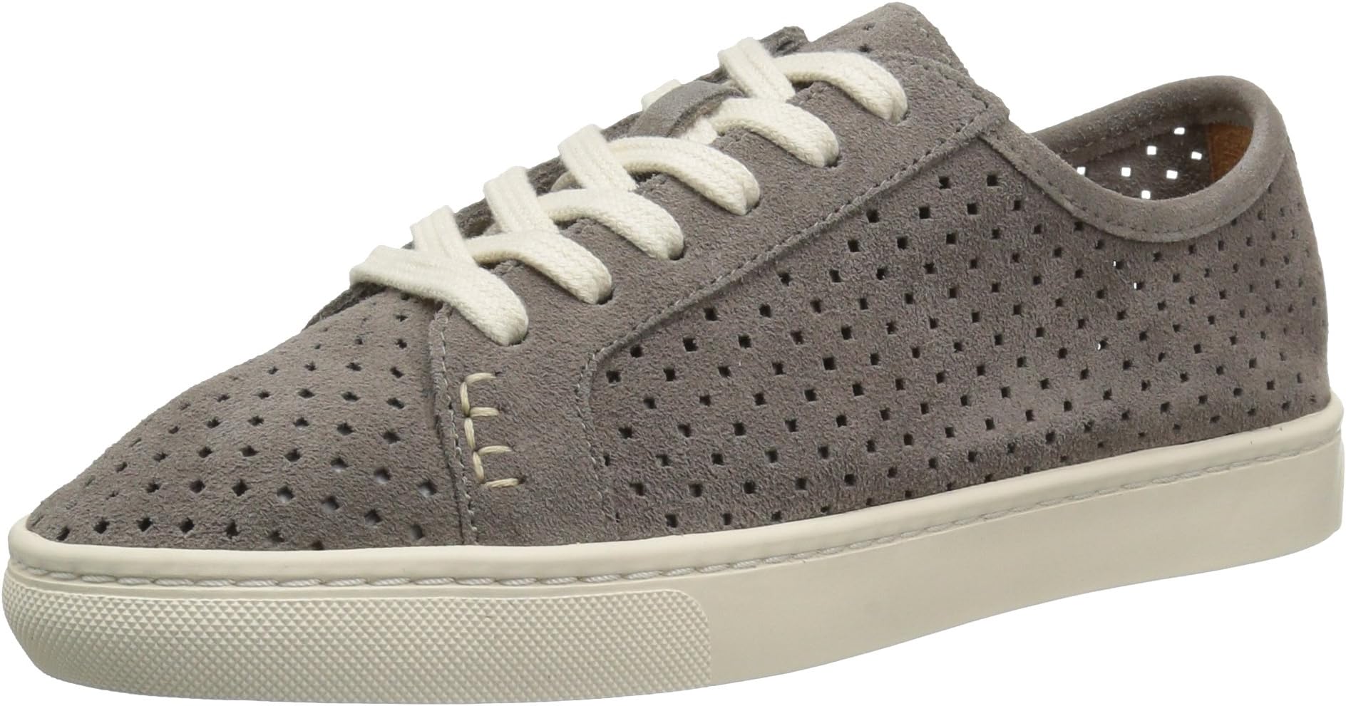 Women's Perforated Lace up Sneaker Flat