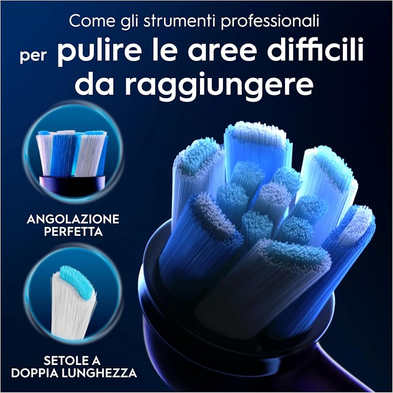 Testine di Ricambio iO Ultimate Clean, Nere, 3 Ricambi