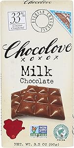 Chocolove Pure Milk Chocolate Bar, 3.2 oz