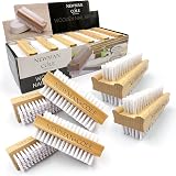 Newman and Cole Wooden Nail Brush Double-Sided Set of 6