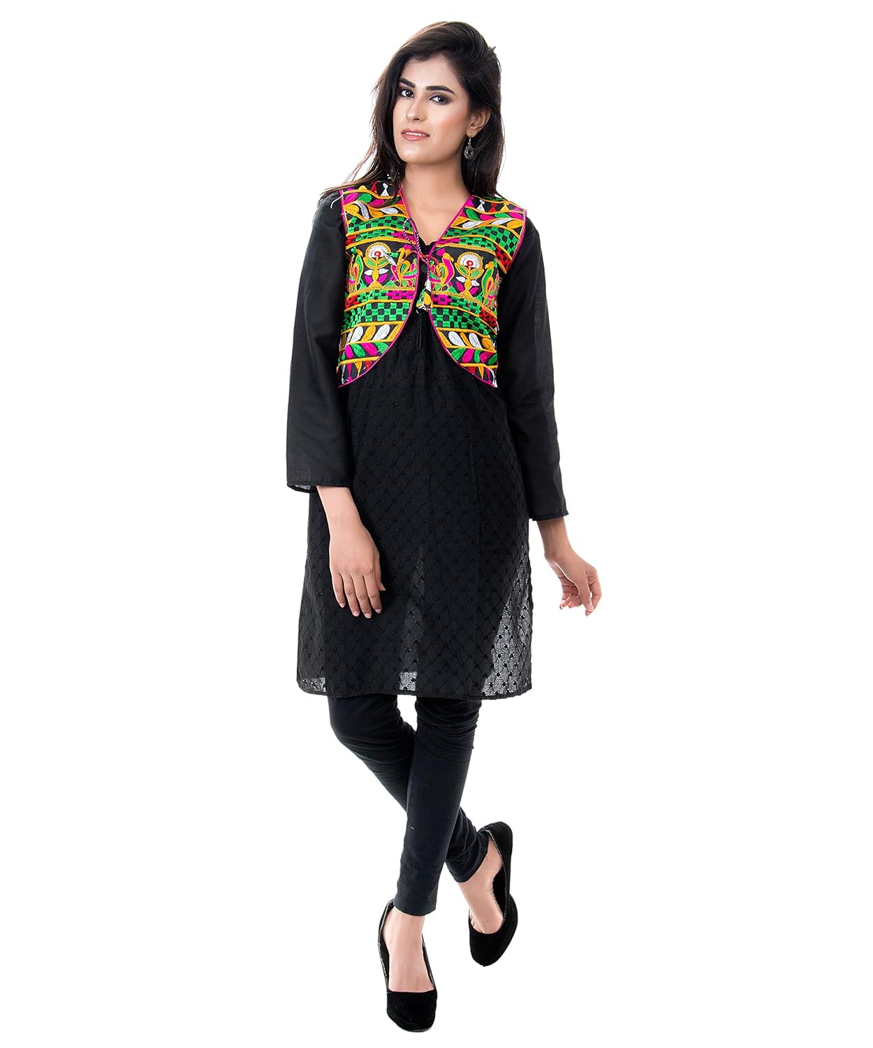 banjara india kutchi short choli jacket [duck]