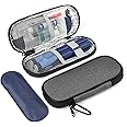 Insulin Pen Cooler Travel Case with 2 Reusable TSA Approved Ice Packs, Diabetic Medication Insulated Cool Organizer Bag for Insulin Pens and Other Diabetic Supplies Storage (Grey)