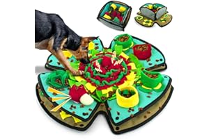 AWOOF Snuffle Mat for Dogs,Durable Interactive Dog Puzzle Toys Encourages Natural Foraging Skills,Durable Dog Feeding Mat for Boredom and Mental Stimulation for Large, Medium and Small Dogs
