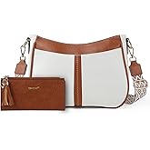 TANTOMI Crossbody Bags for Women Crossbody Purses and Wallet Vegan Leather Women's Shoulder Handbag for Everyday 2 PCS Set